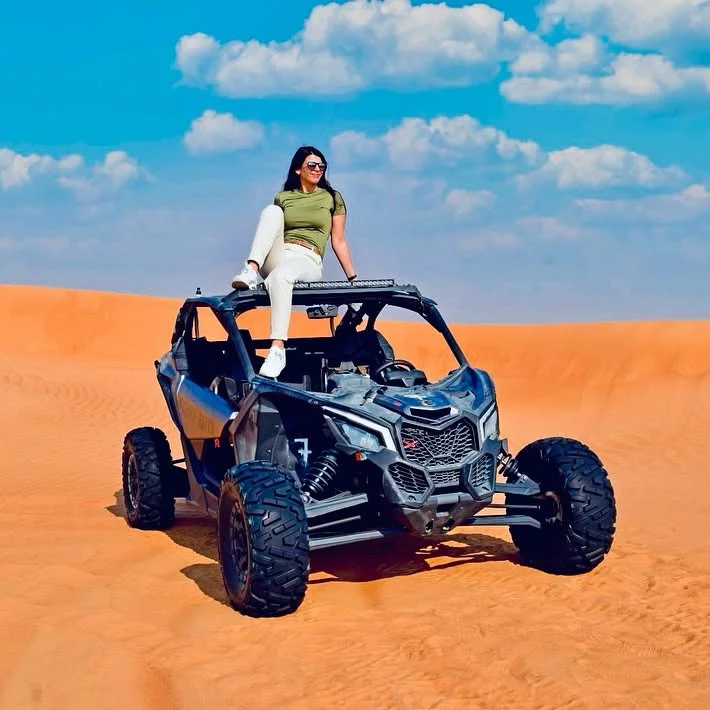 Conquer the Dunes Dubai Desert Buggy adventuers